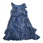 Vestido Tommy Hilfiger Talla 14 Azul Figuras