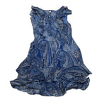 Vestido Tommy Hilfiger Talla 14 Azul Figuras