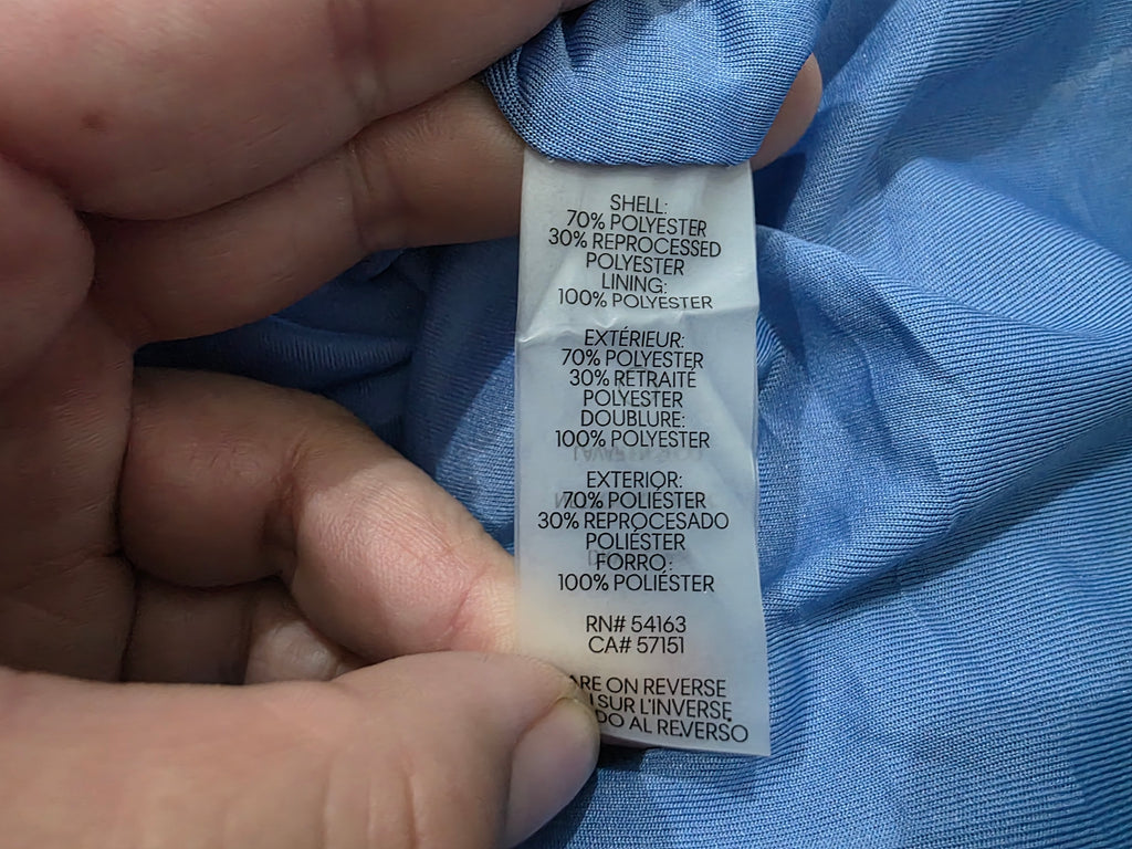 Vestido Tommy Hilfiger Talla 14 Azul Figuras