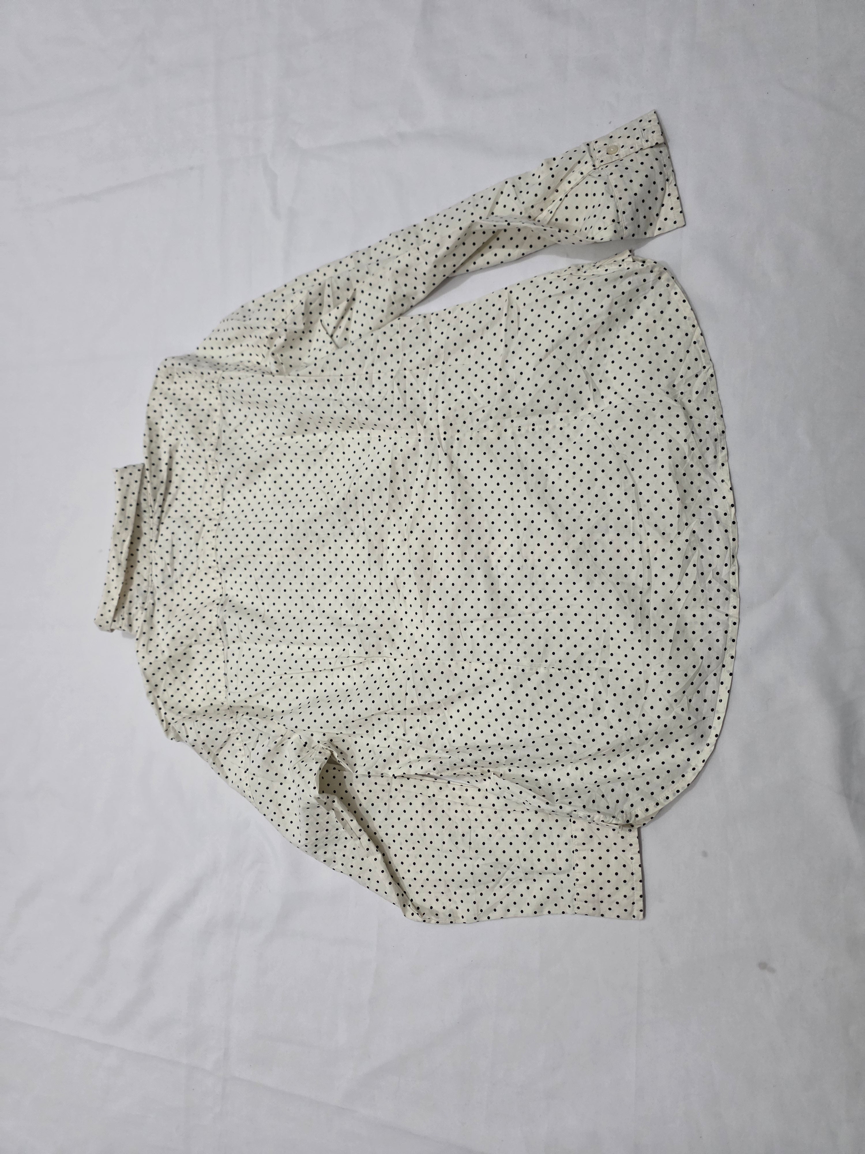 Camisa Crema Tommy Hilfiger Xgrande Xl Puntos
