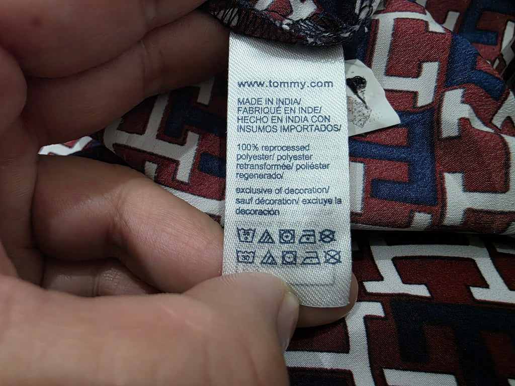 Vestido Camisero Tommy Hilfiger De Mujer Talla 16 De Figuras