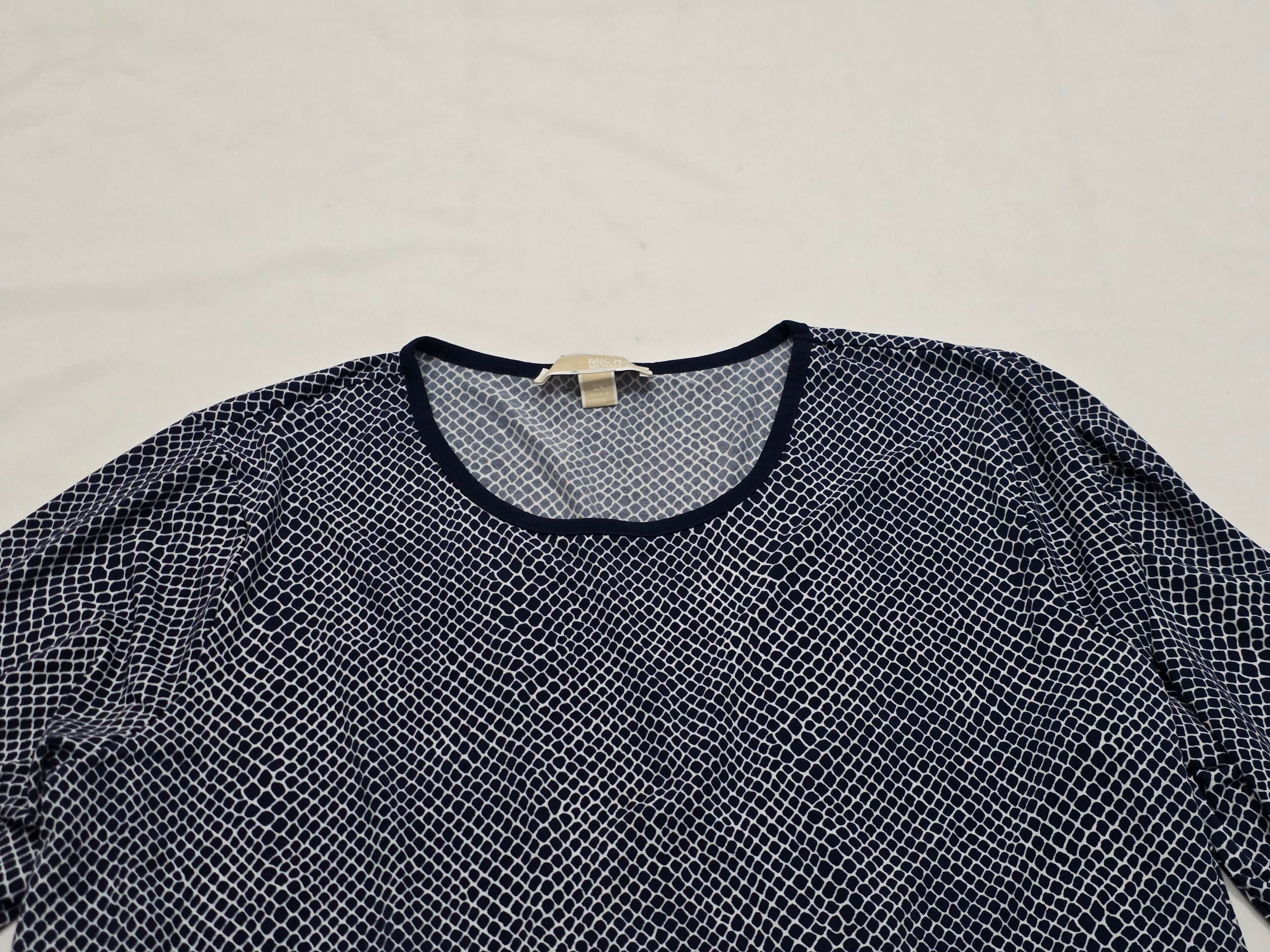 Blusa Michael Kors De Mujer Talla 2x Azul