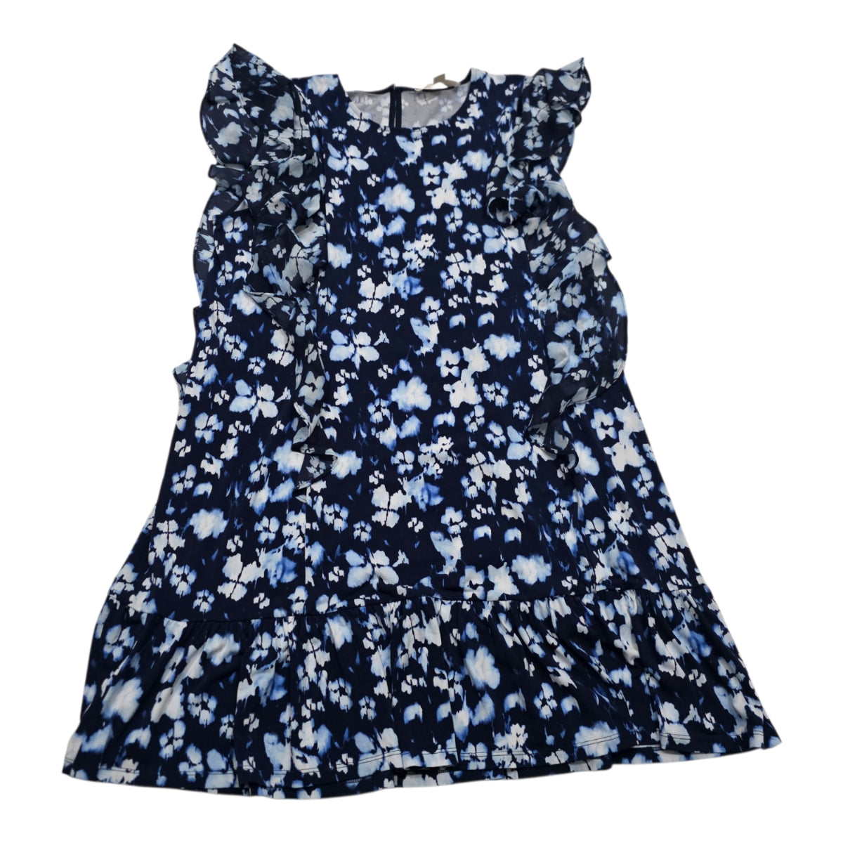 Vestido Michael Kors Talla Xxl Floreada Azul