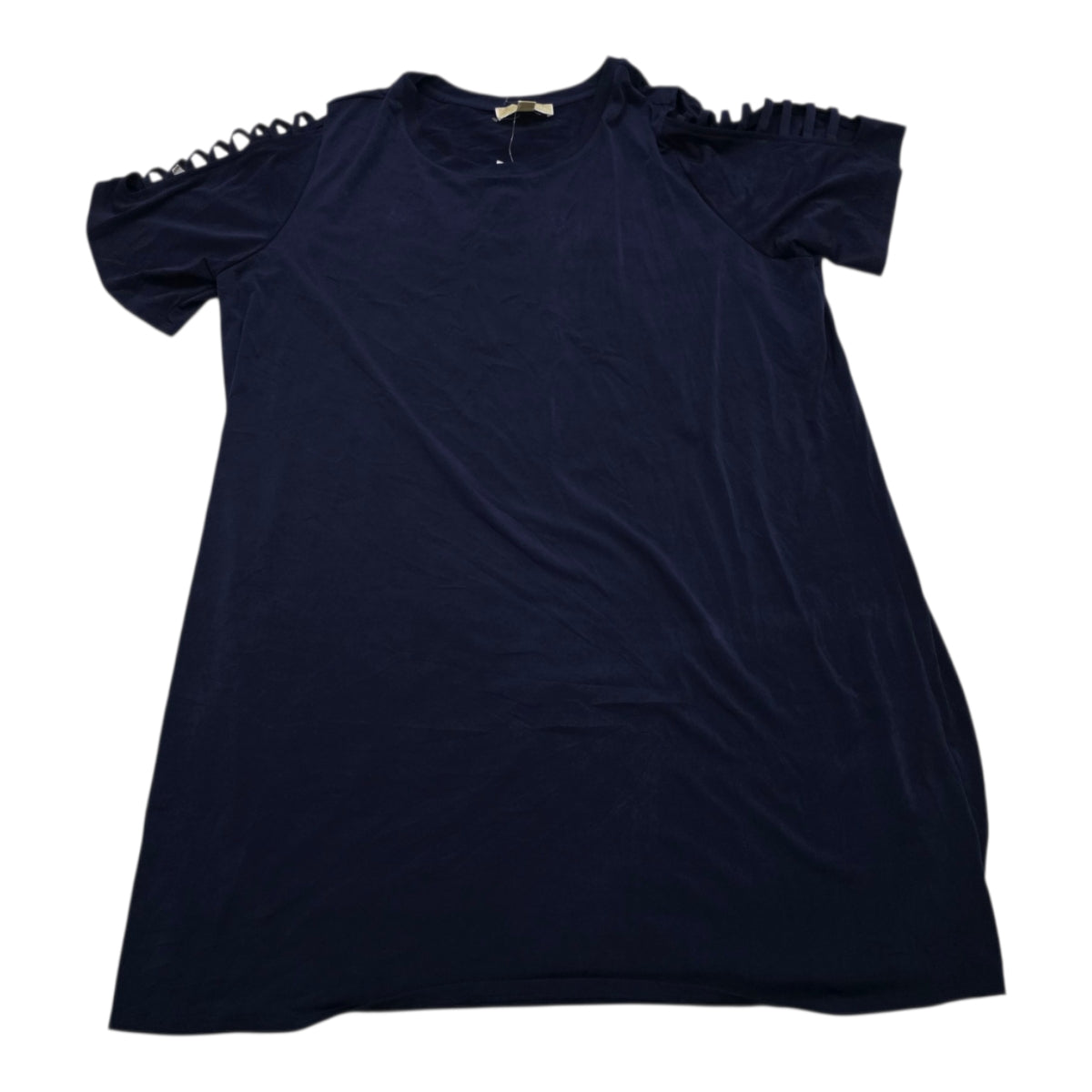Vestido Michael Kors Talla 3x Azul Manga Corta