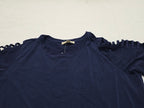 Vestido Michael Kors Talla 3x Azul Manga Corta