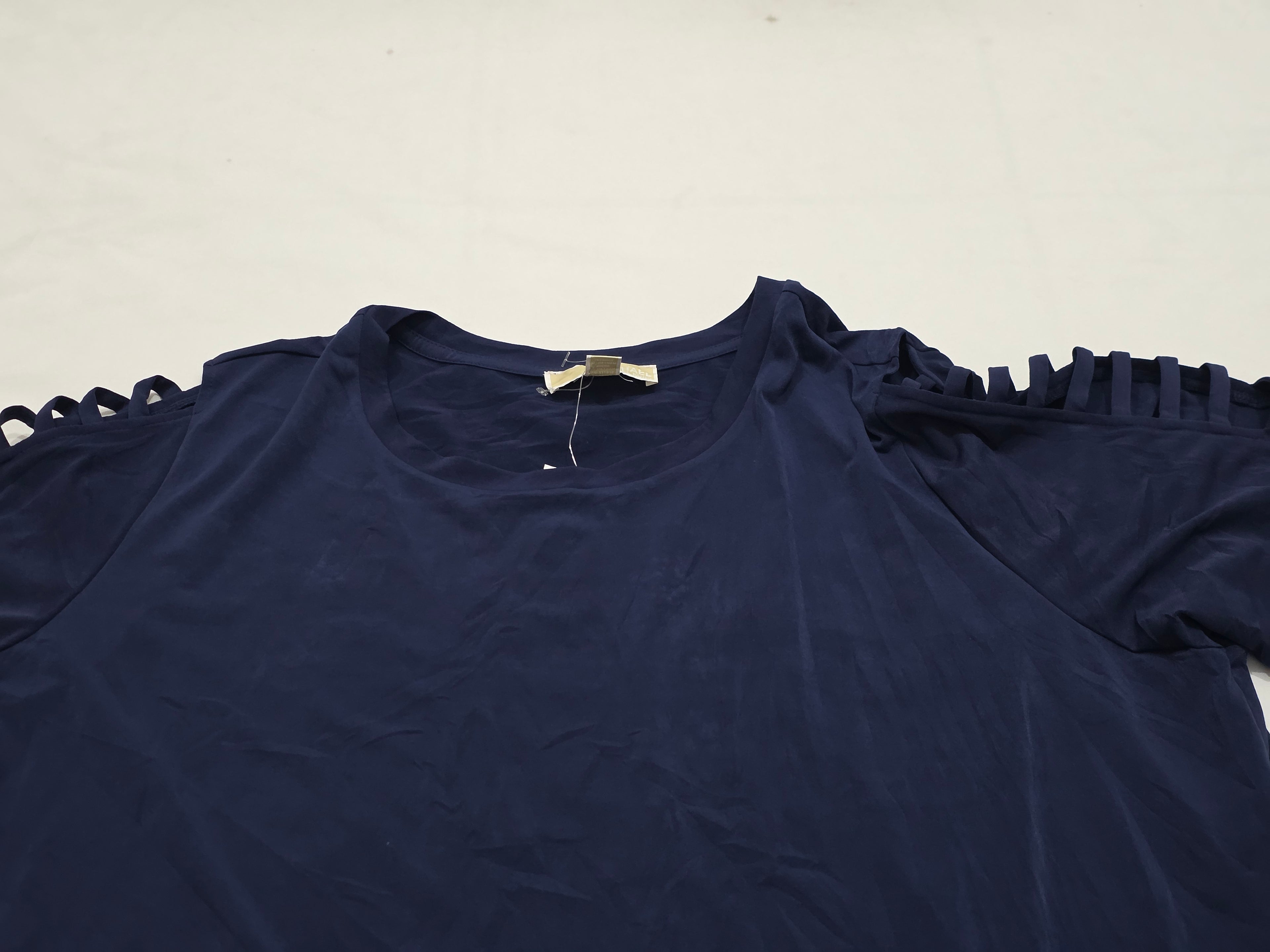 Vestido Michael Kors Talla 3x Azul Manga Corta