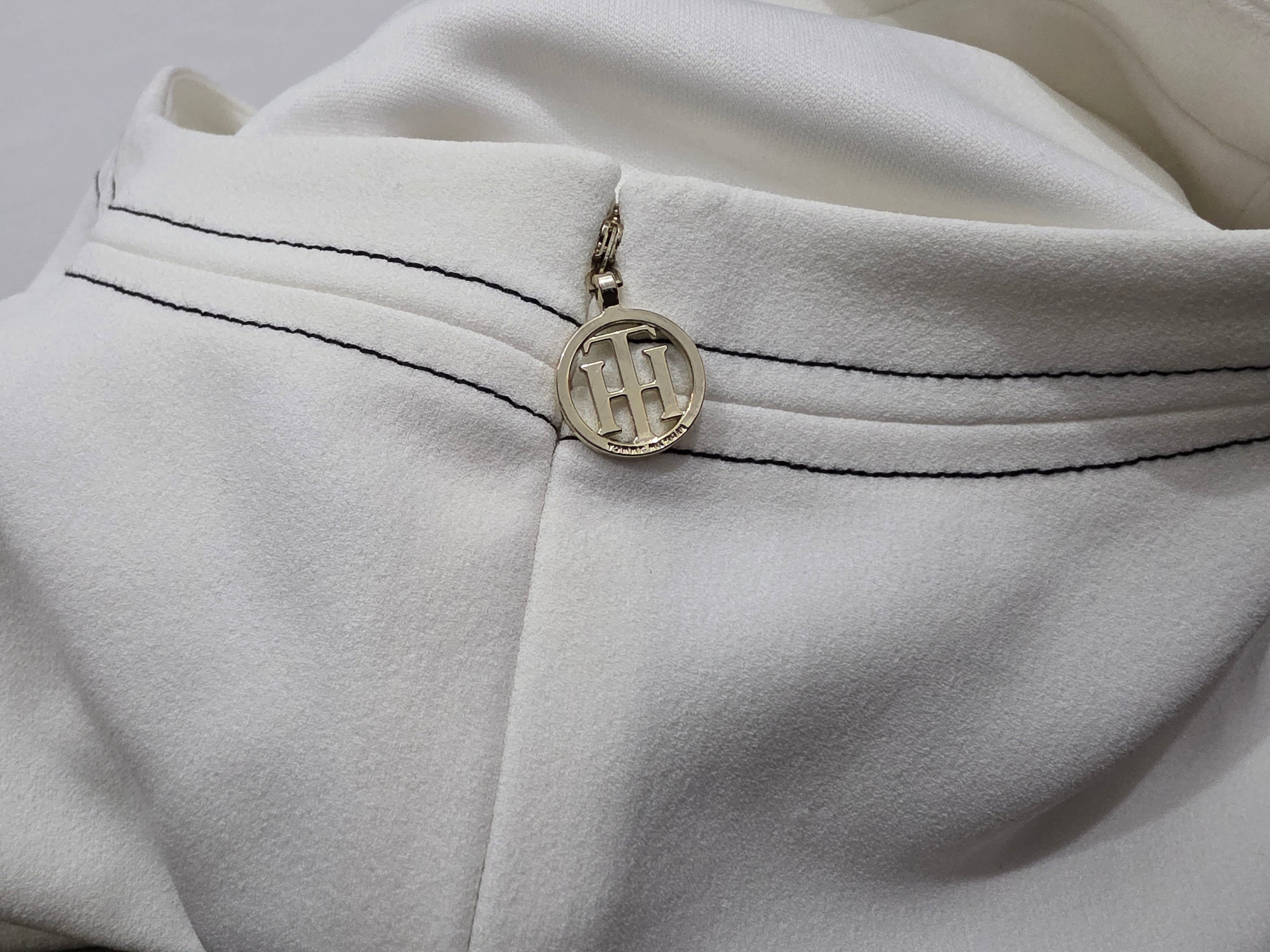 Vestido Tommy Hilfiger Talla 2 Blanco