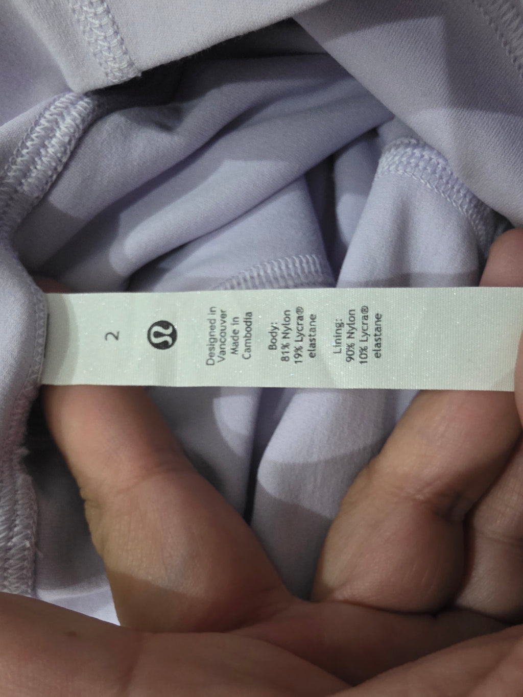 Legging Lululemon De Mujer Talla 2 Lavanda