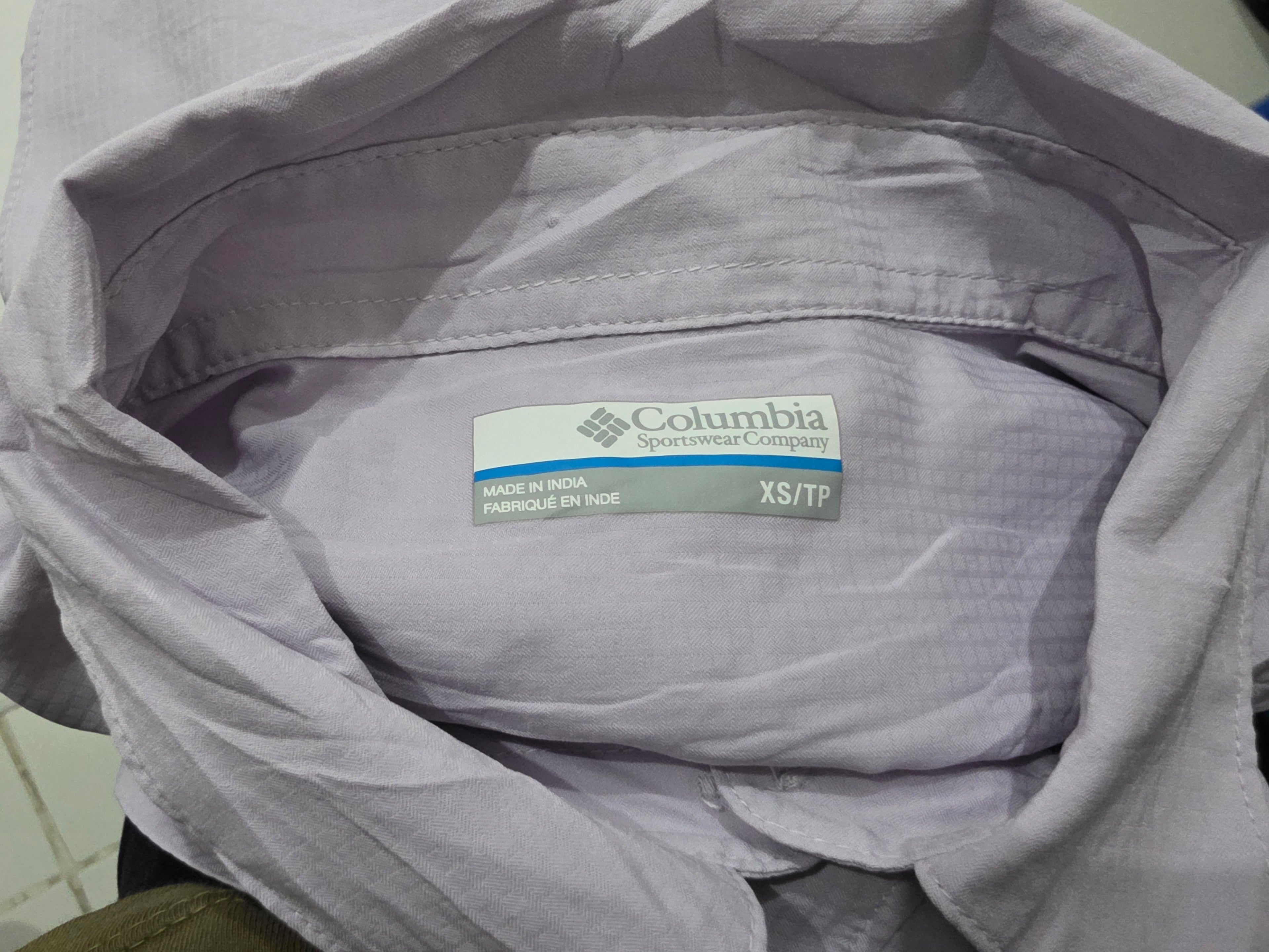 Camisa Columbia Pfg Xchico Xs Lavanda