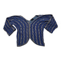 Blusa Giorgio Armani Talla 42 Azul/gris