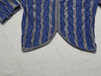 Blusa Giorgio Armani Talla 42 Azul/gris