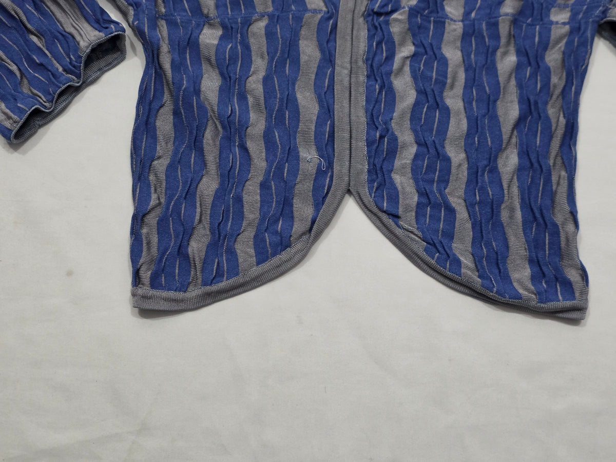 Blusa Giorgio Armani Talla 42 Azul/gris