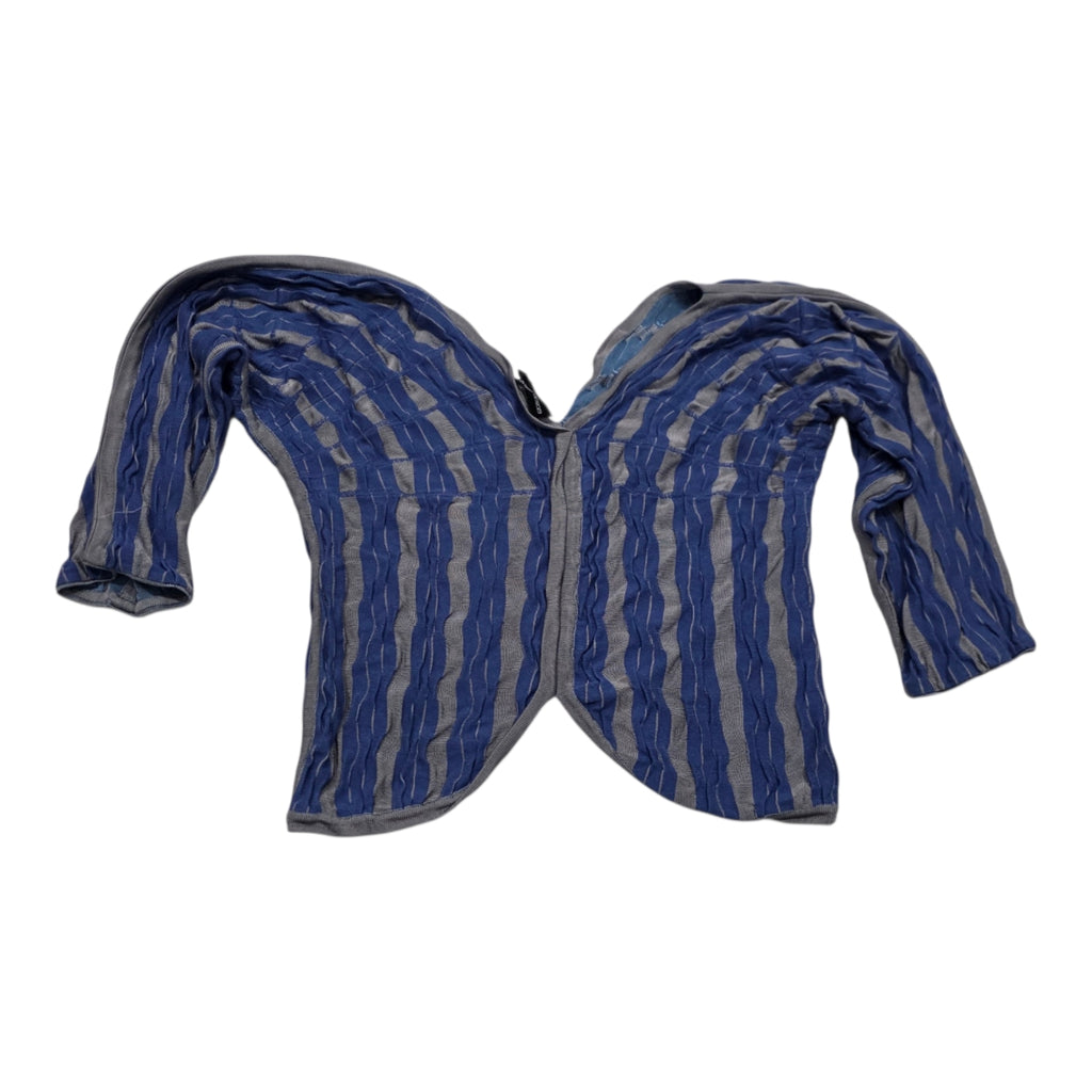 Blusa Giorgio Armani Talla 42 Azul/gris
