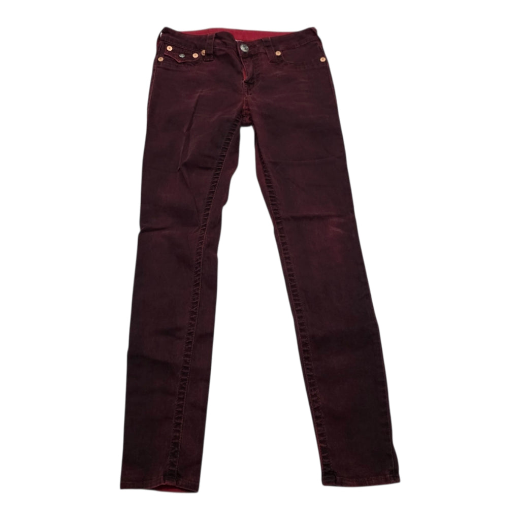 Pantalon True Religion De Mujer Talla 27 Rojo