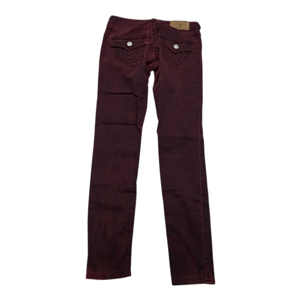 Pantalon True Religion De Mujer Talla 27 Rojo