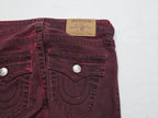 Pantalon True Religion De Mujer Talla 27 Rojo