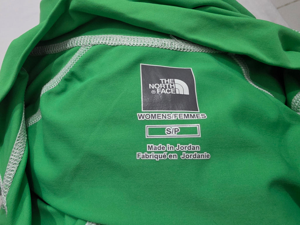 Playera The North Face Chico S Verde Medio Cierre