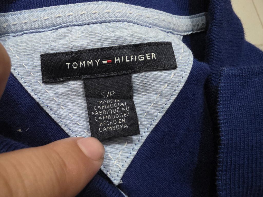 Playera Polo Tommy Hilfiger Chico S Azul