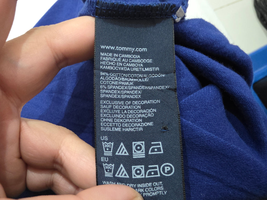 Playera Polo Tommy Hilfiger Chico S Azul