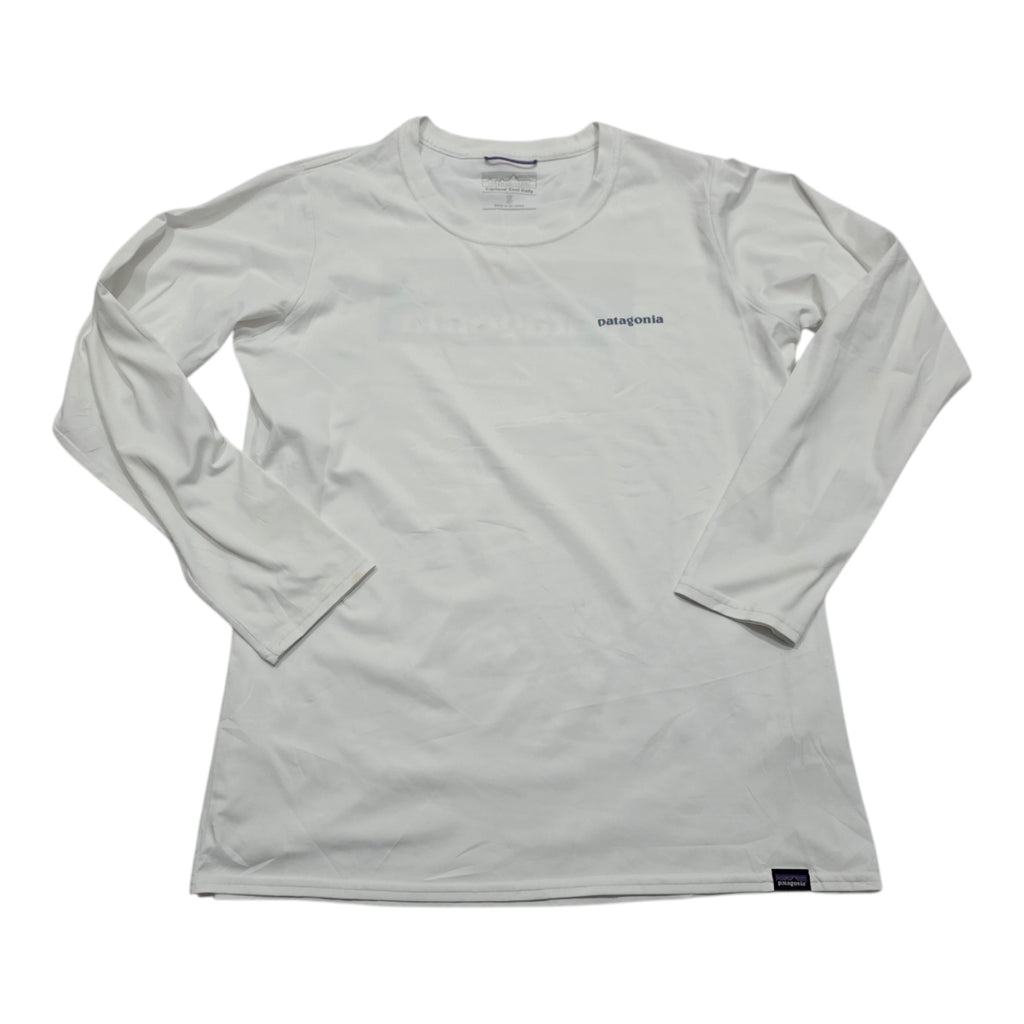 Playera Patagonia De Mujer Chico S Capilene Blanco