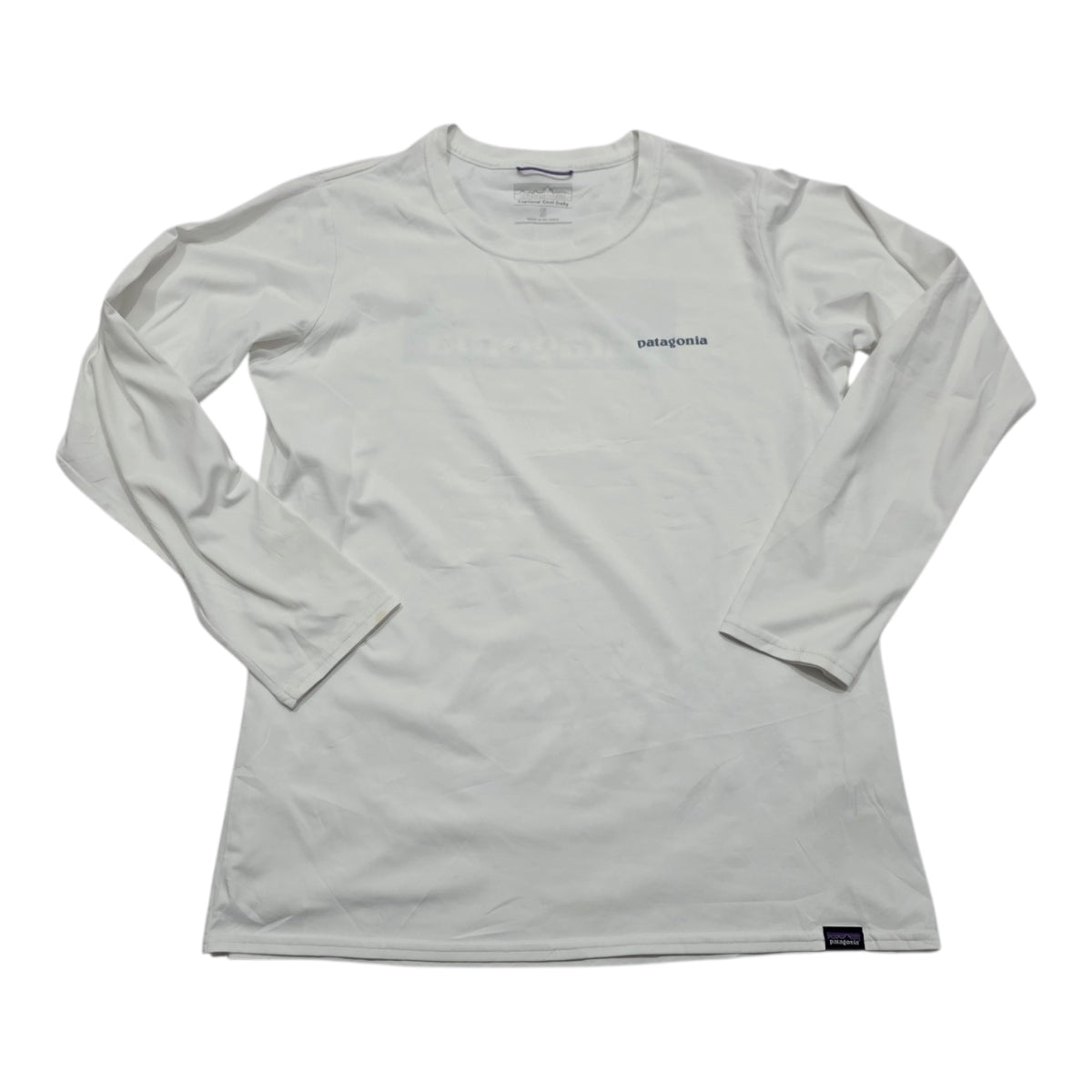 Playera Patagonia De Mujer Chico S Capilene Blanco