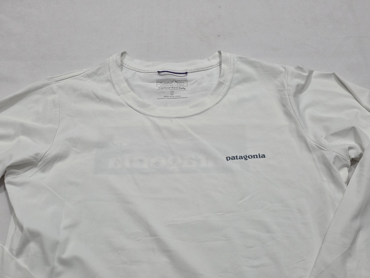 Playera Patagonia De Mujer Chico S Capilene Blanco