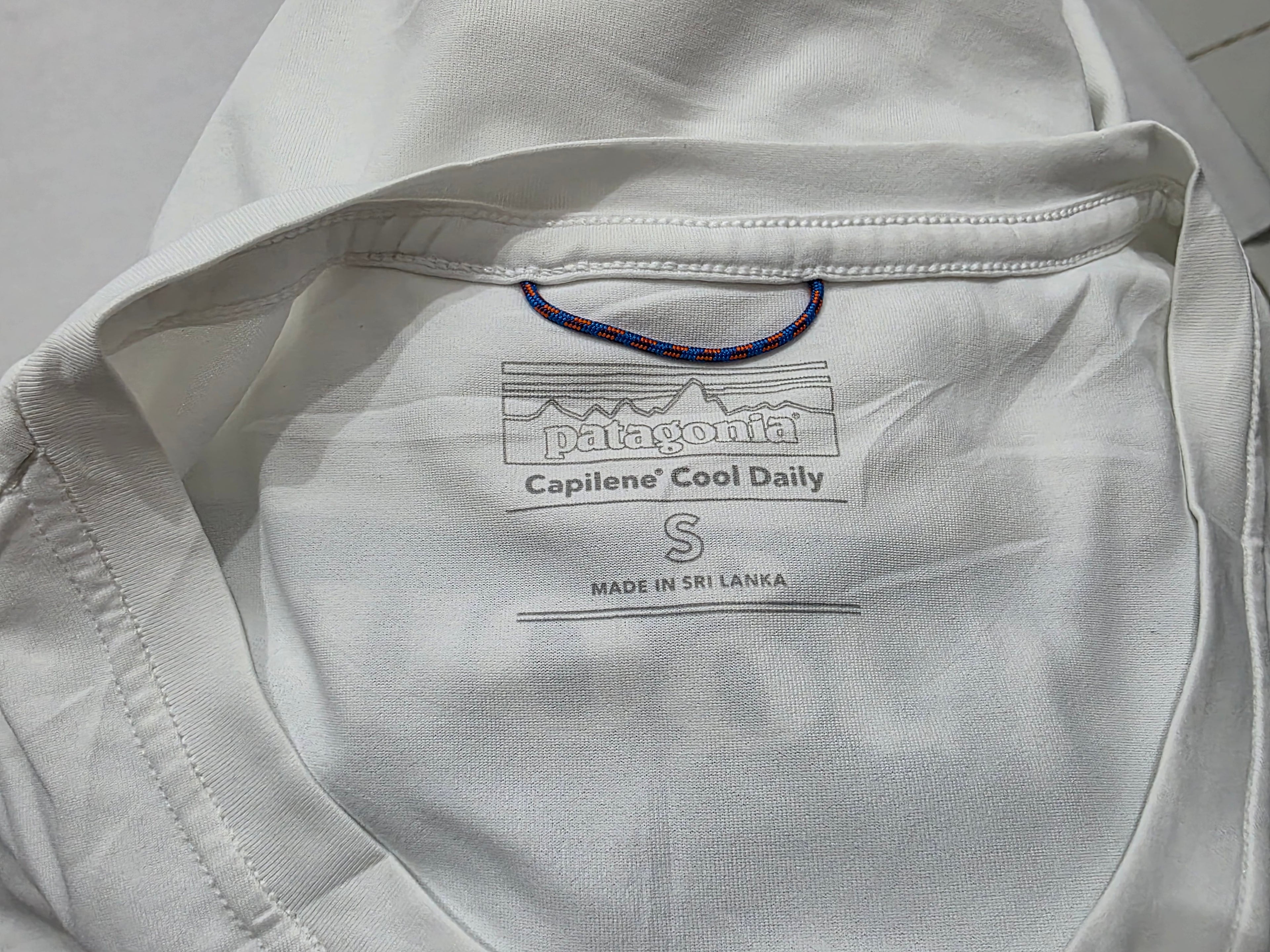 Playera Patagonia De Mujer Chico S Capilene Blanco