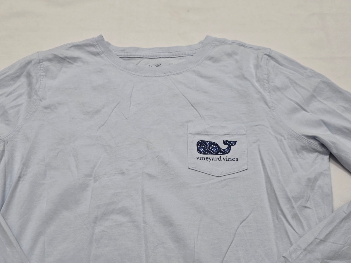 Playera Vineyard Vines De Mujer Talla Chica Azul Claro