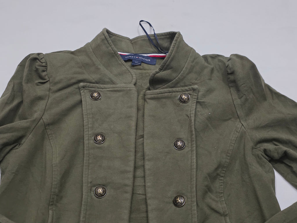 Blazer Tommy Hilfiger De Mujer Chico S Verde