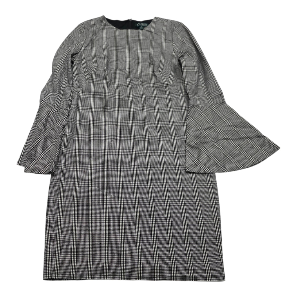 Vestido Ralph Lauren Anda Amplia Gris Talla 6