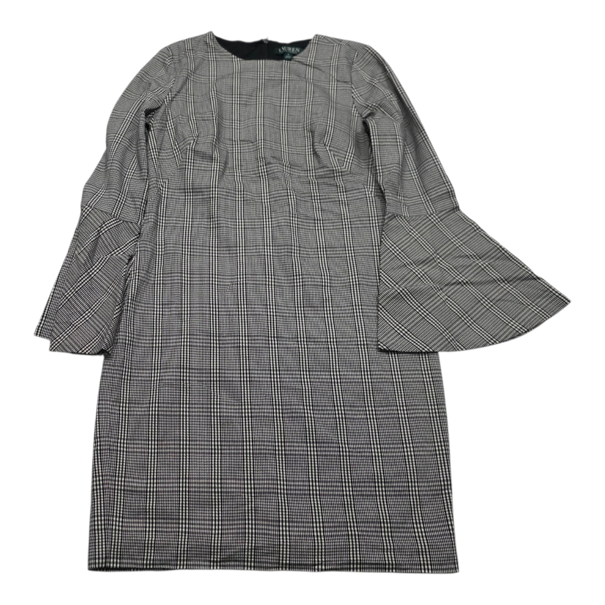 Vestido Ralph Lauren Anda Amplia Gris Talla 6