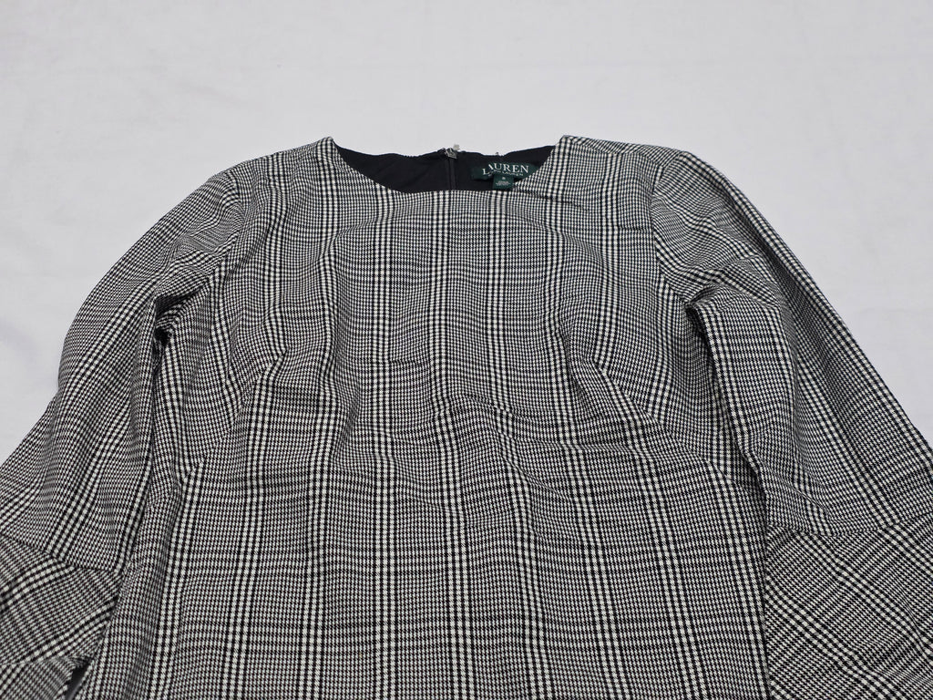 Vestido Ralph Lauren Anda Amplia Gris Talla 6
