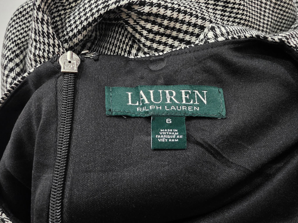 Vestido Ralph Lauren Anda Amplia Gris Talla 6