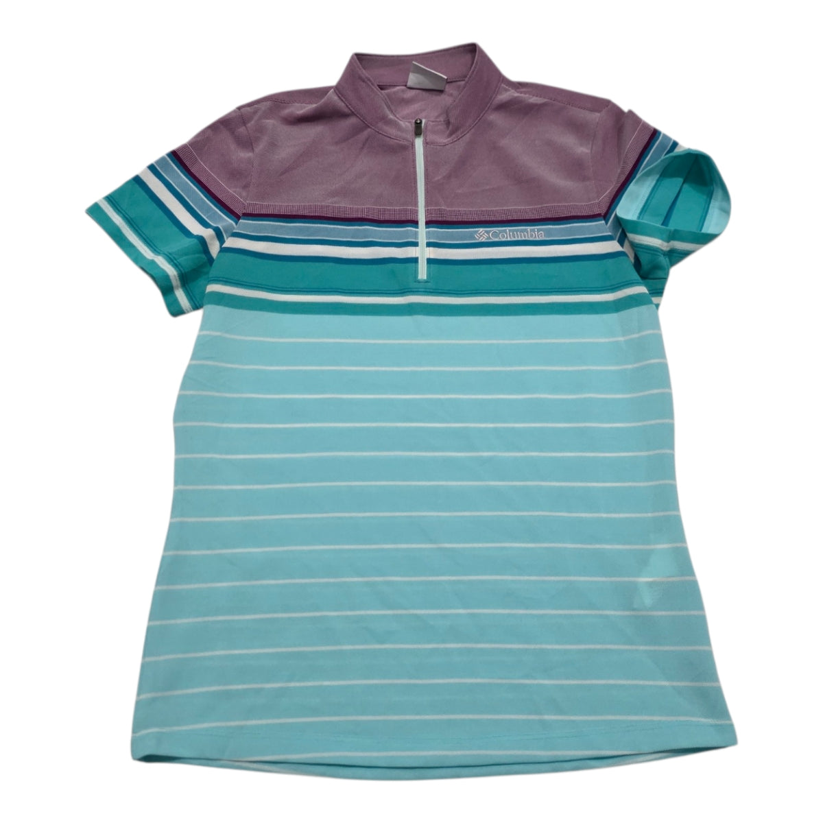 Playera Columbia Mediana M Medio Cierre Azul