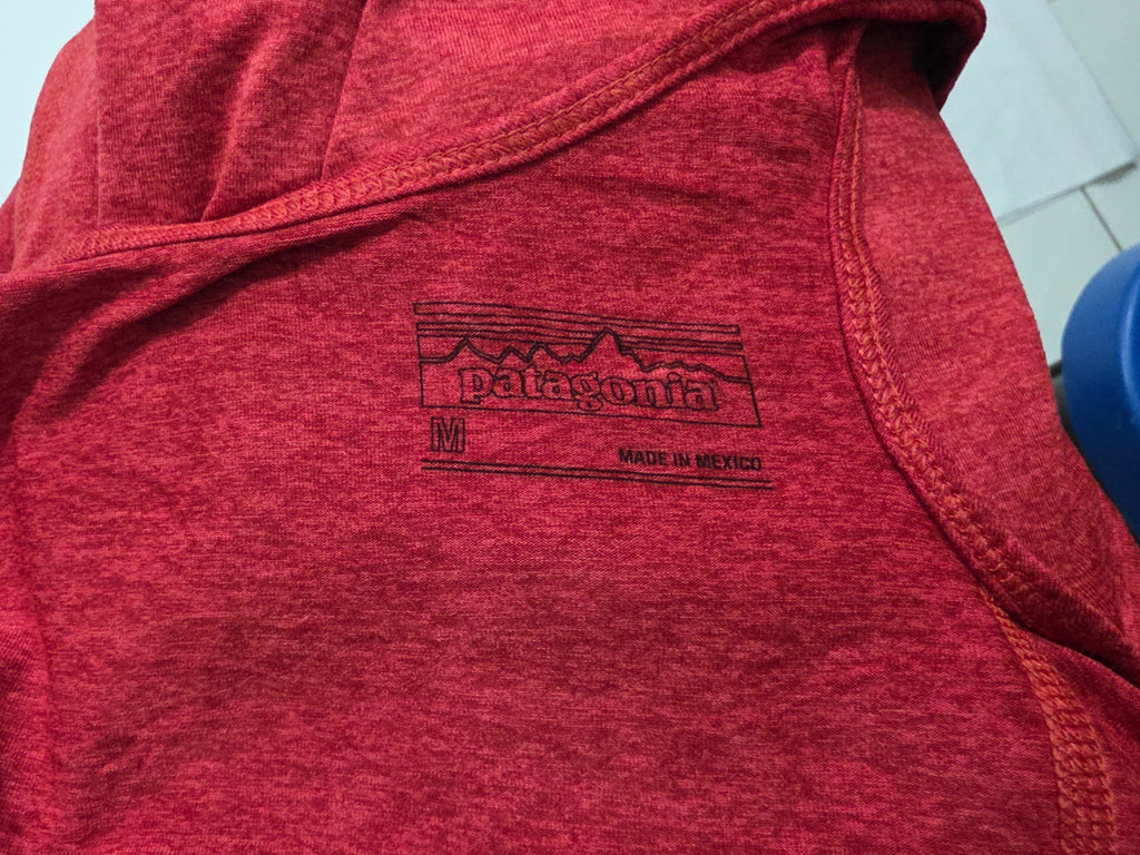 Playera Sin Mangas Patagonia Mediana M Rojo