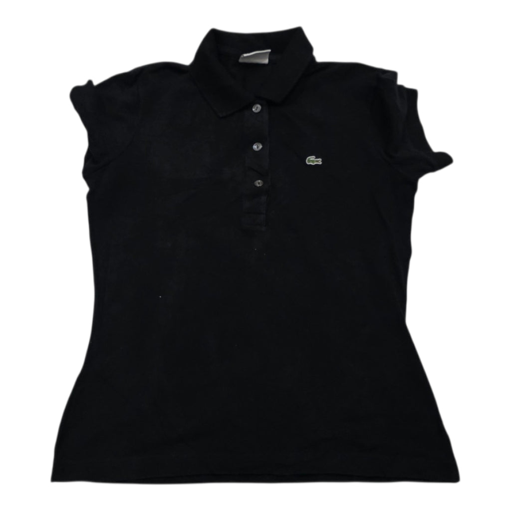 Playera Lacoste Talla 38 Negra Poli