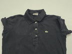 Playera Lacoste Talla 38 Negra Poli