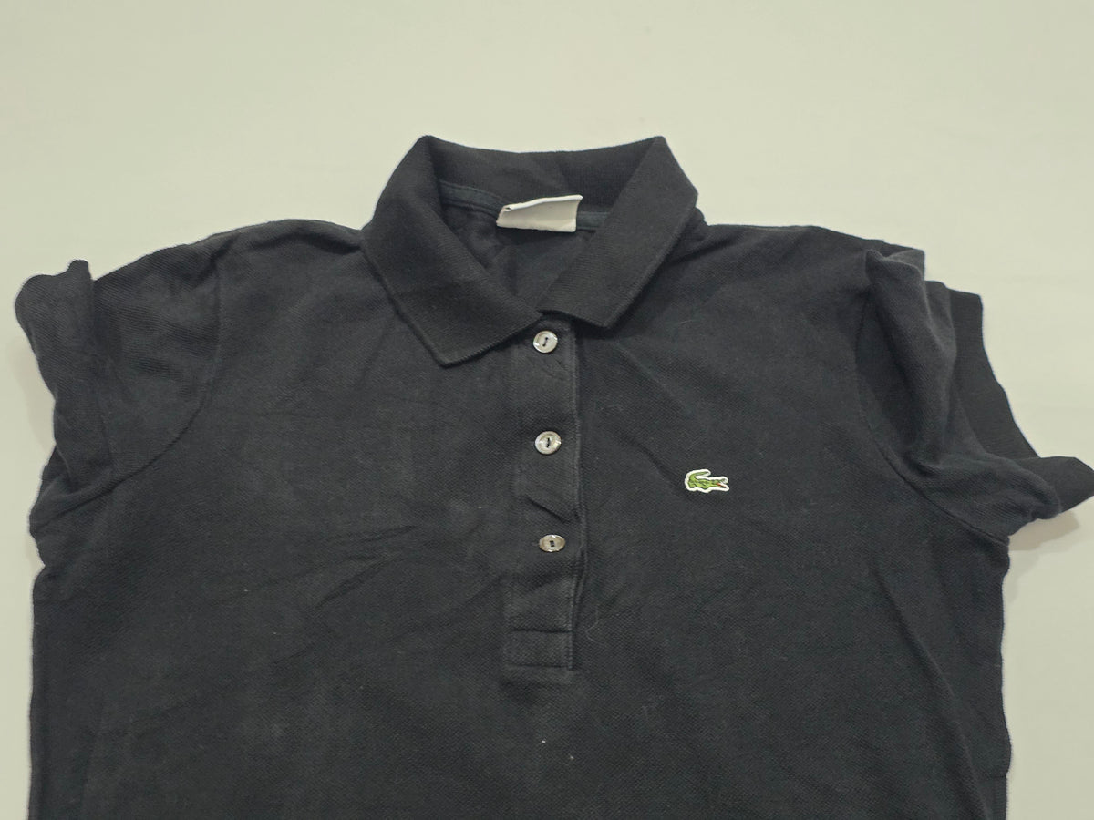 Playera Lacoste Talla 38 Negra Poli