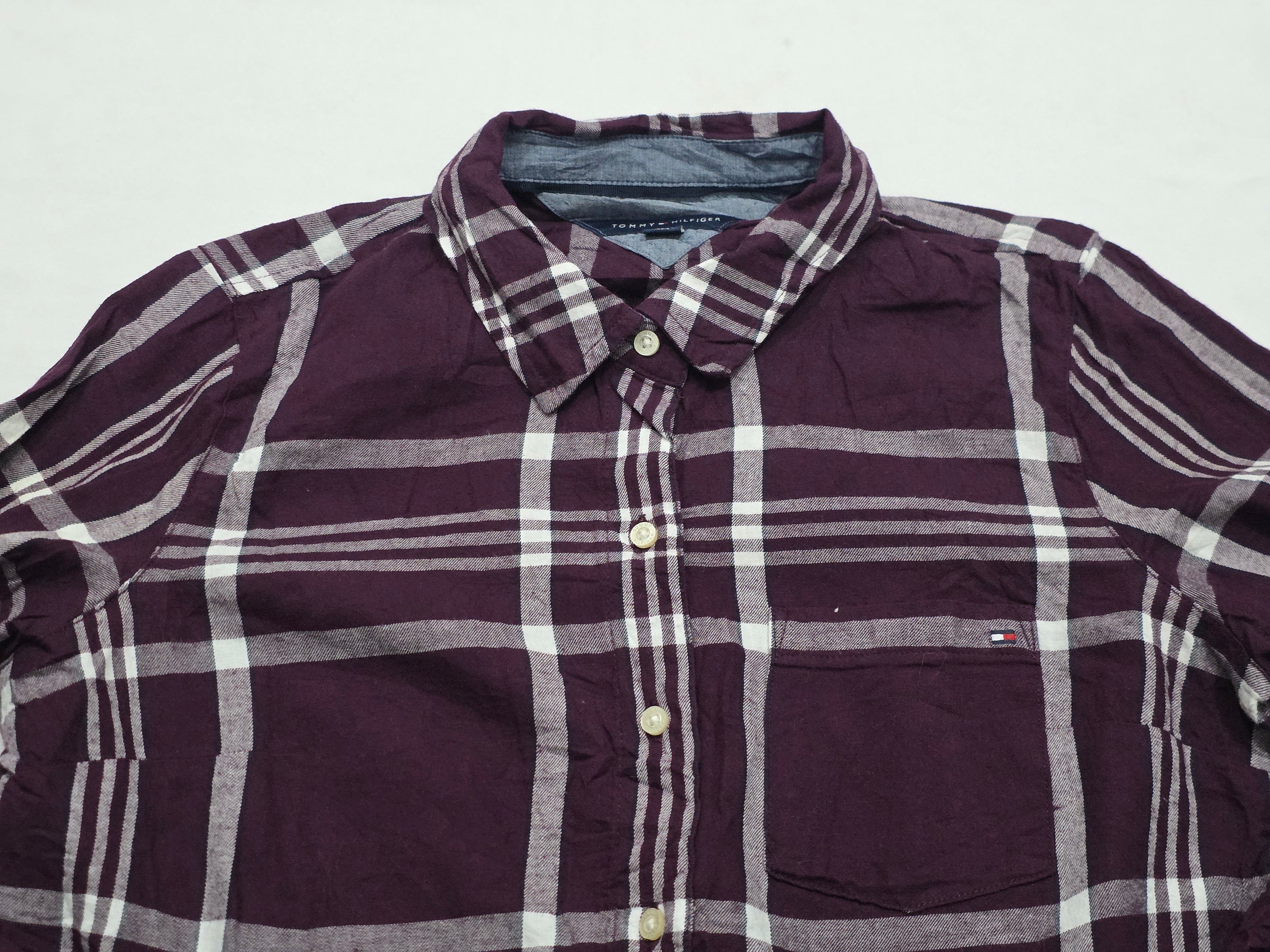 Camisa Tommy Hilfiger Mediana M Vino