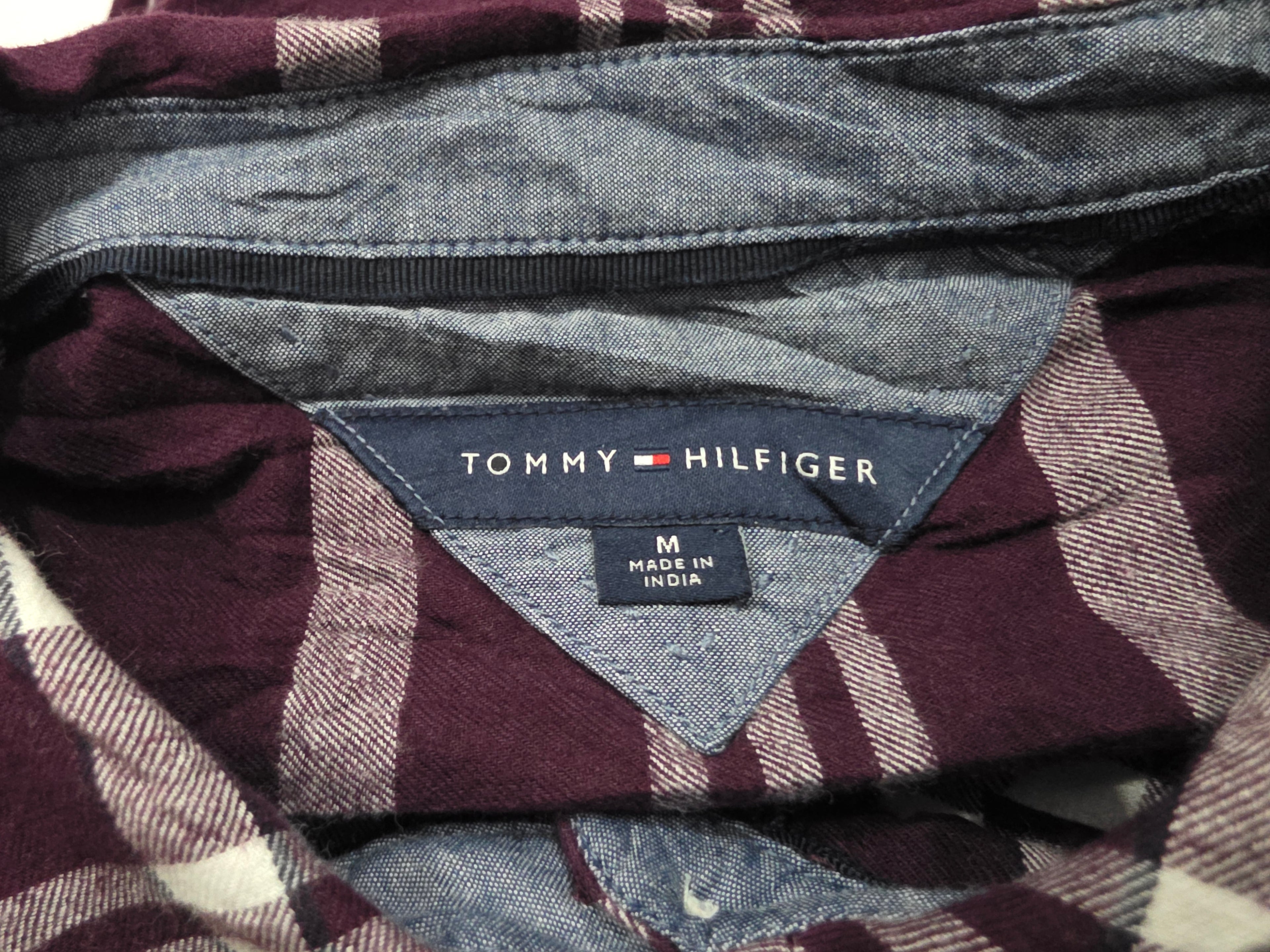 Camisa Tommy Hilfiger Mediana M Vino