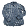 Camisa Tommy Hilfiger Mediana M Azul Acero Lunares