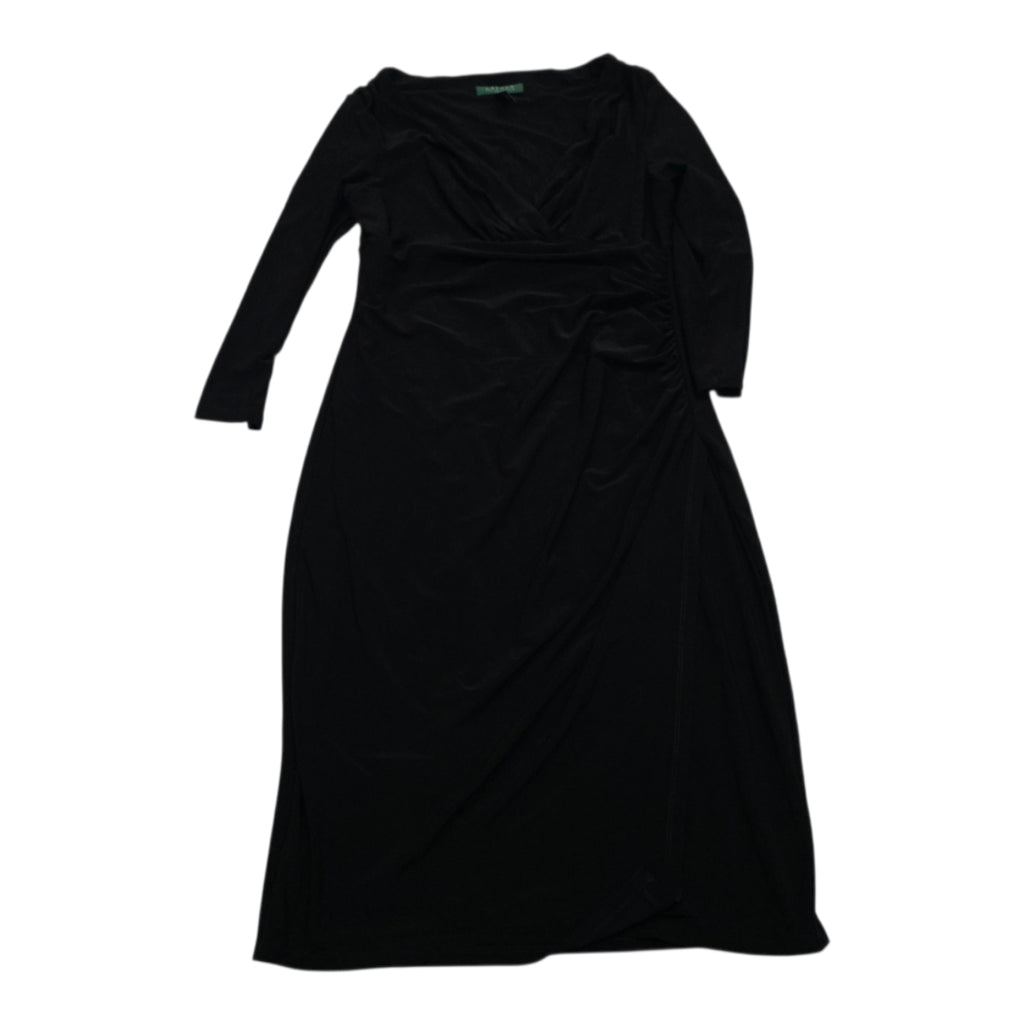 Vestido Ralph Lauren Talla 8 Negro Manga Larga