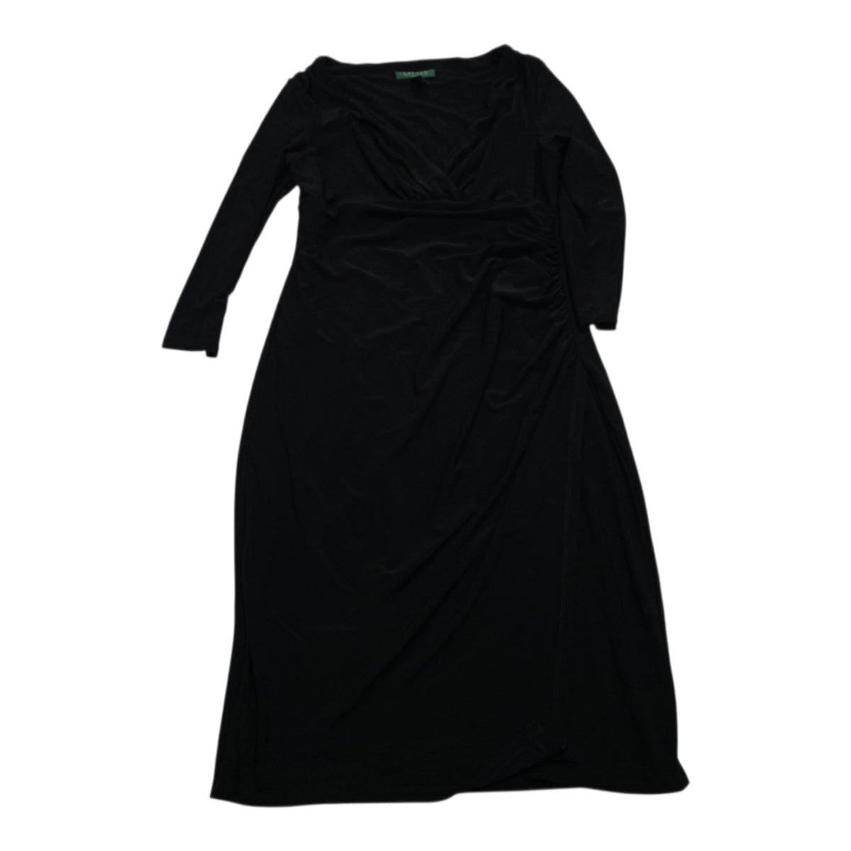 Vestido Ralph Lauren Talla 8 Negro Manga Larga