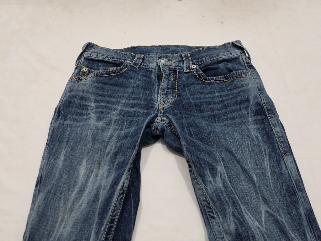 Pantalon True Religion Talla 31 Azul Deslavado