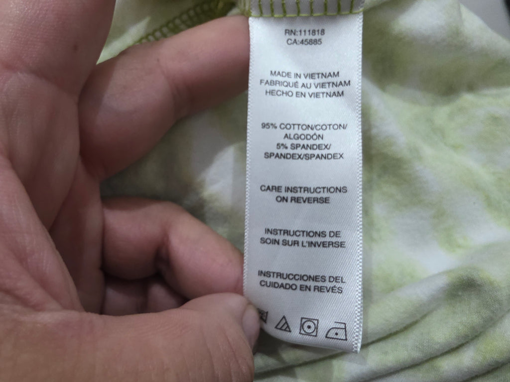 Playera Tye Die Verde Michael Kors Grande L