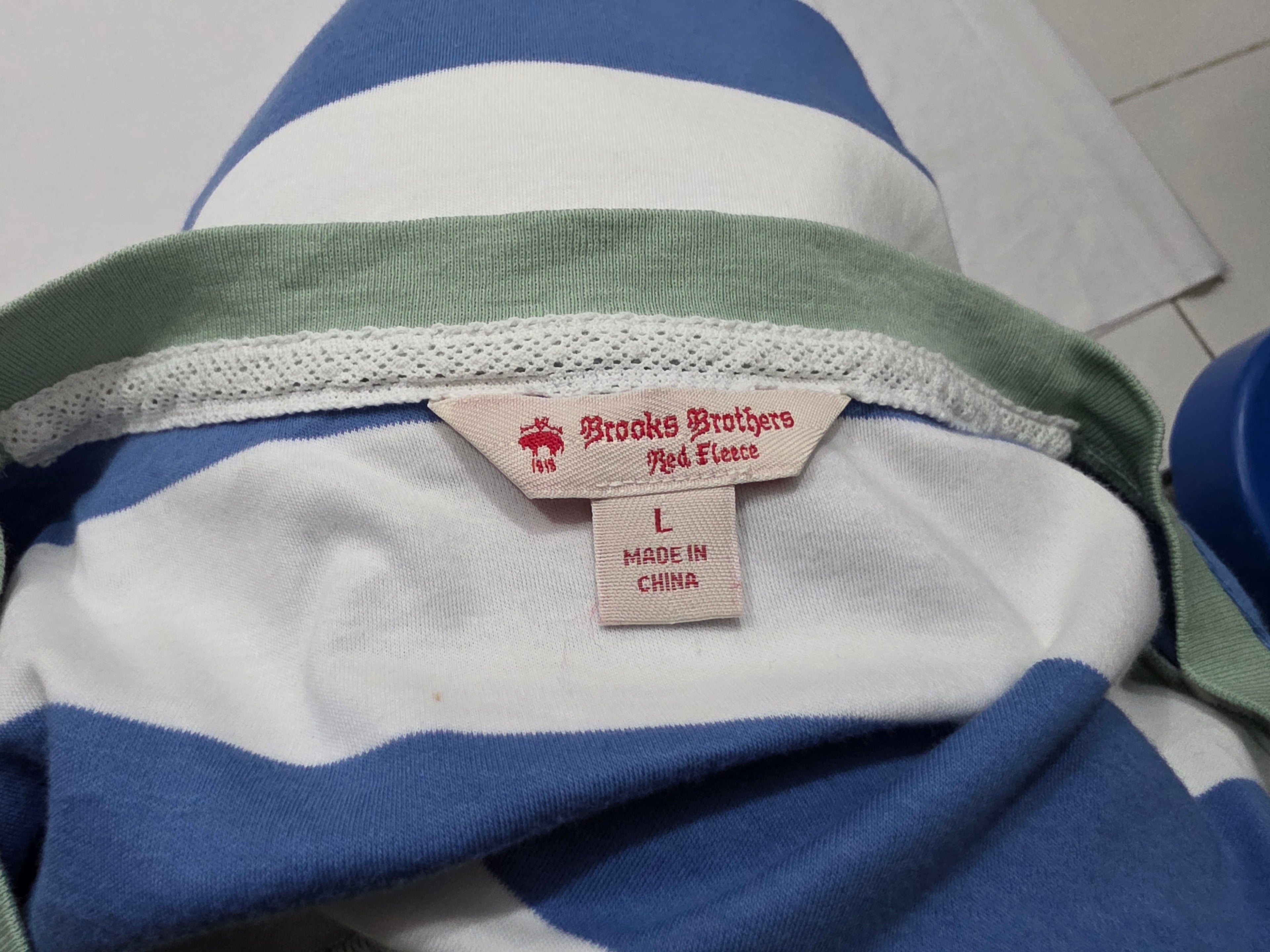 Playera Brooks Brothers Grande L Azul