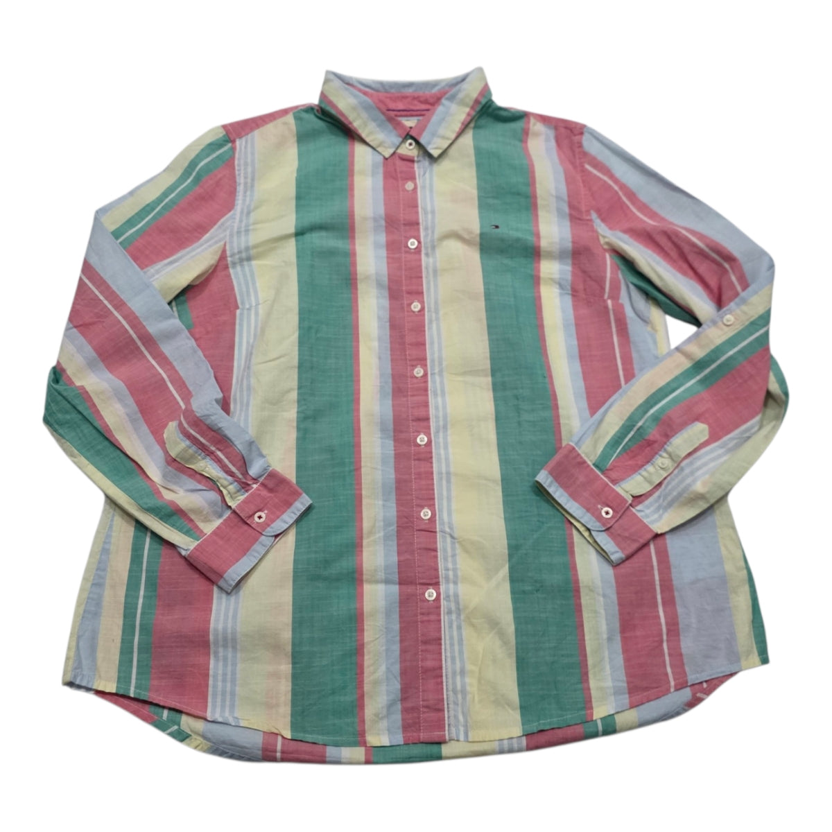 Camisa Tommy Hilfiger Grande L Tricolor