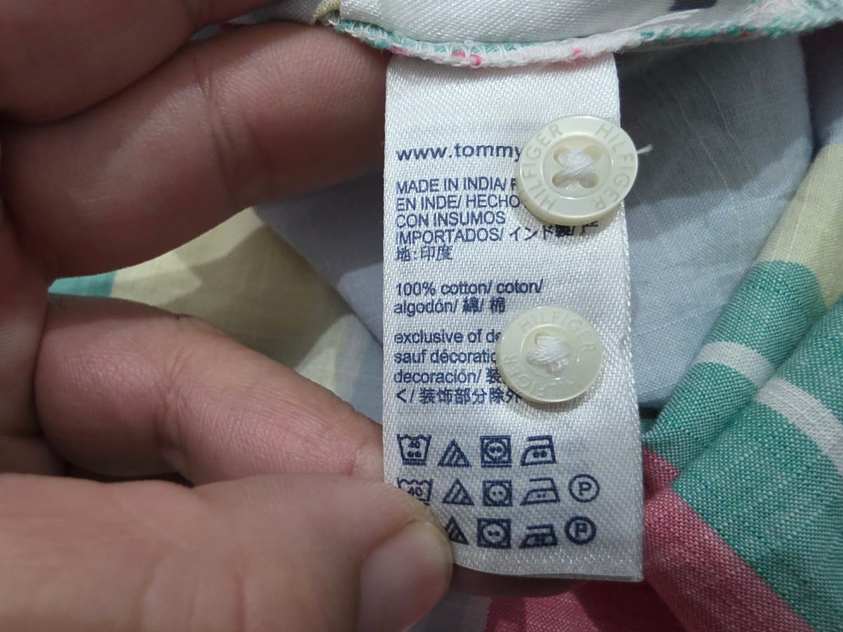 Camisa Tommy Hilfiger Grande L Tricolor