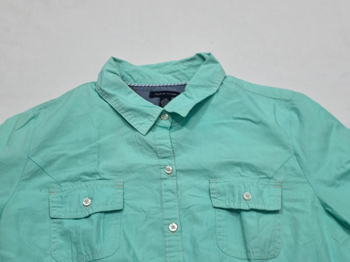 Camisa Tommy Hilfiger Grande L Color Menta