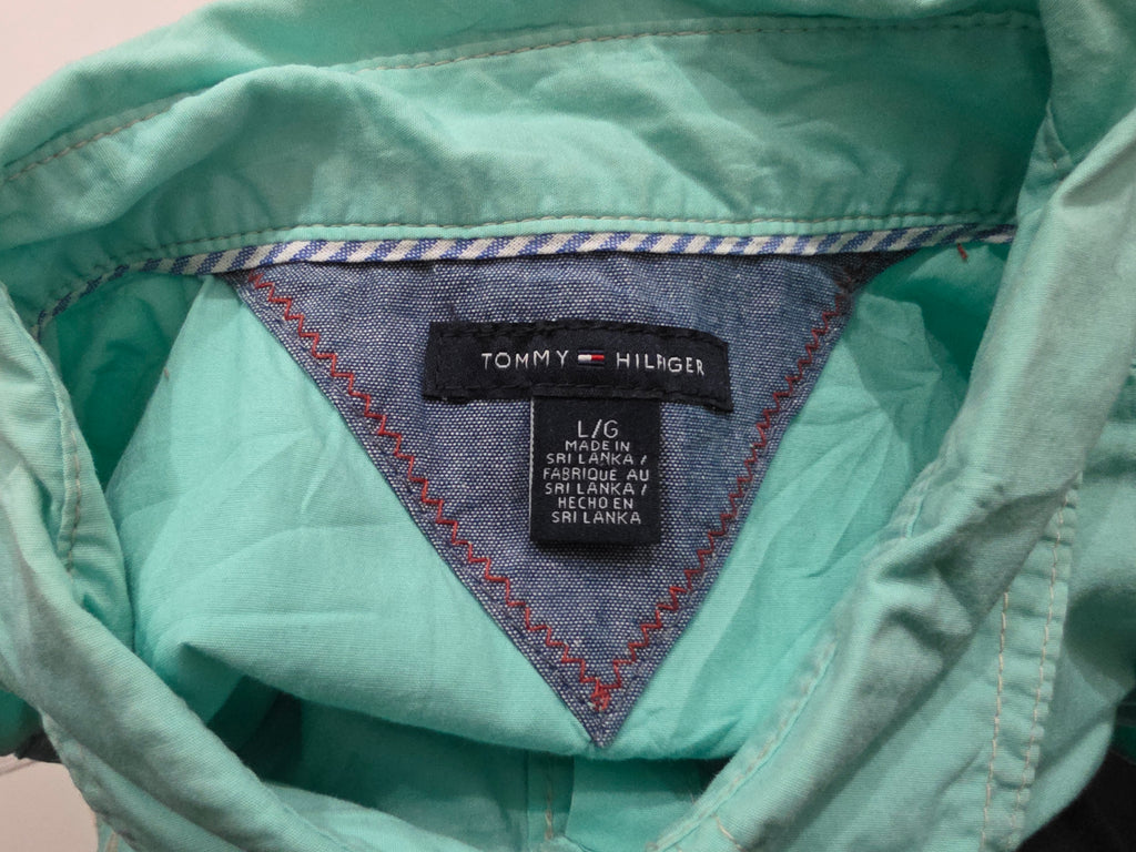 Camisa Tommy Hilfiger Grande L Color Menta